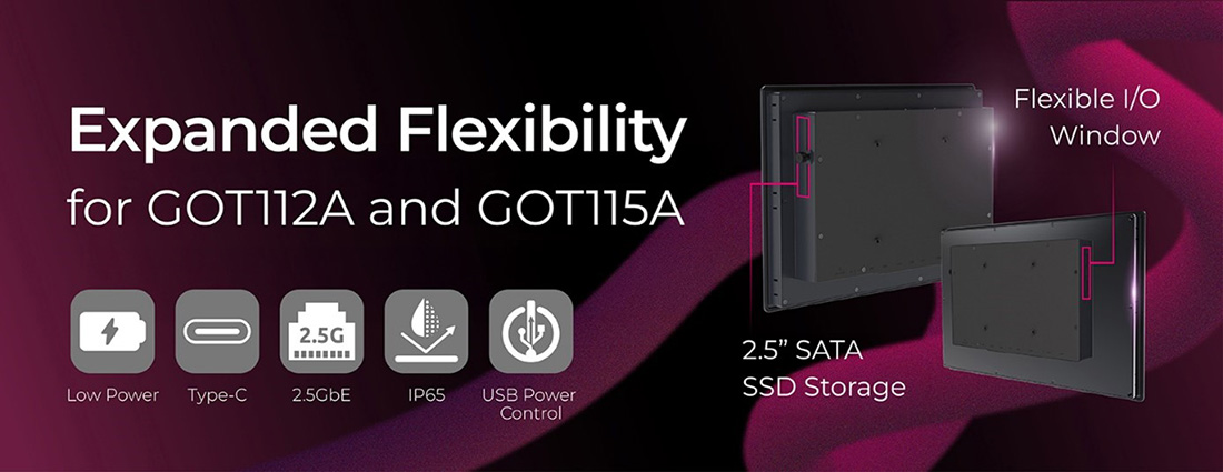 Expanded Flexibility for GOT112A and GOT115A